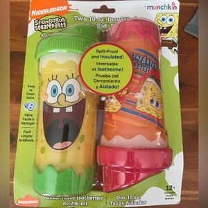 Insulated Big Kid Cups - Sponge Bob SquarePants